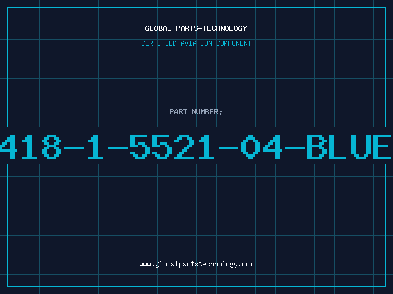 Aviation Part 418-1-5521-04-BLUE