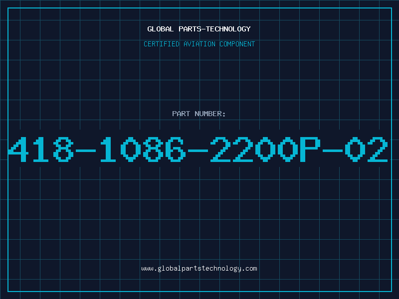 Aviation Part 418-1086-2200P-02