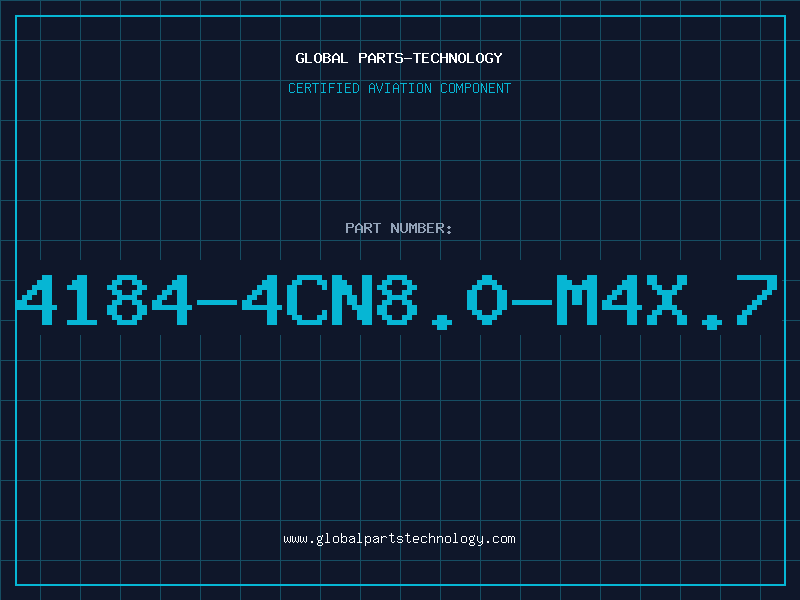 Aviation Part 4184-4CN8.0-M4X.7