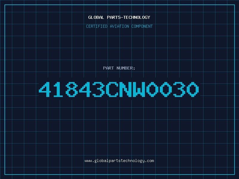 Aviation Part 41843CNW0030
