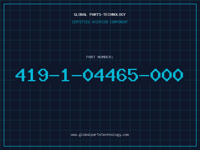 Aviation Part 419-1-04465-000