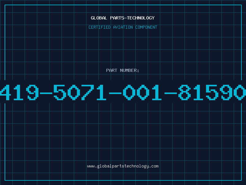 Aviation Part 419-5071-001-81590