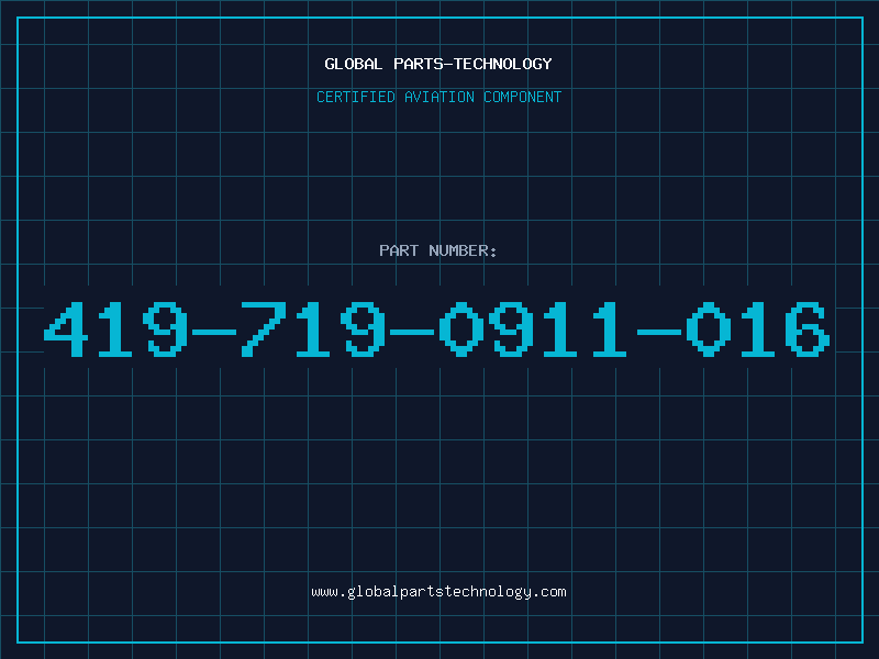 Aviation Part 419-719-0911-016