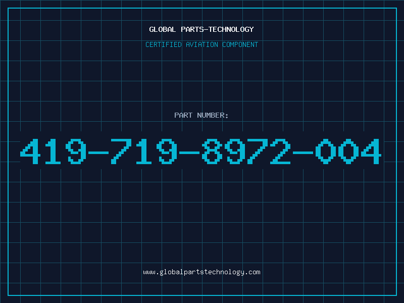 Aviation Part 419-719-8972-004