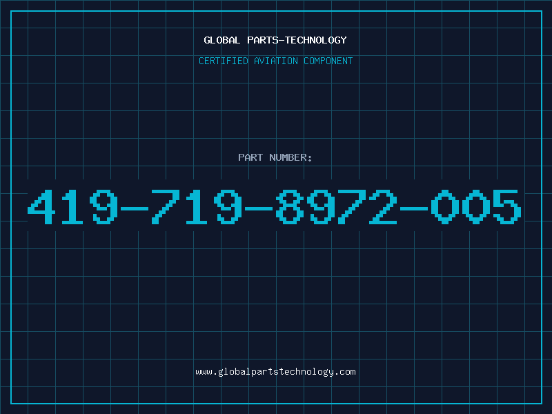 Aviation Part 419-719-8972-005