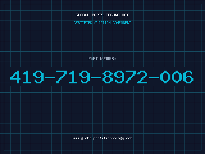 Aviation Part 419-719-8972-006