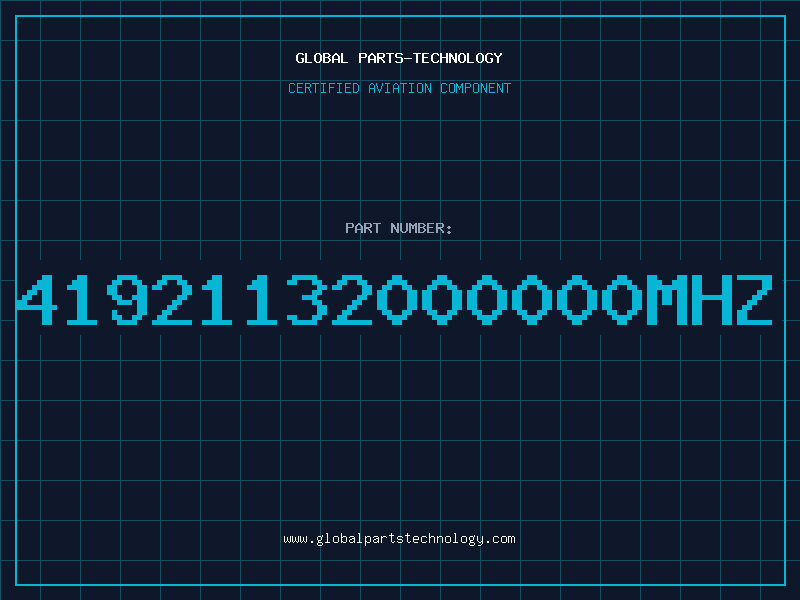 Aviation Part 41921132000000MHZ