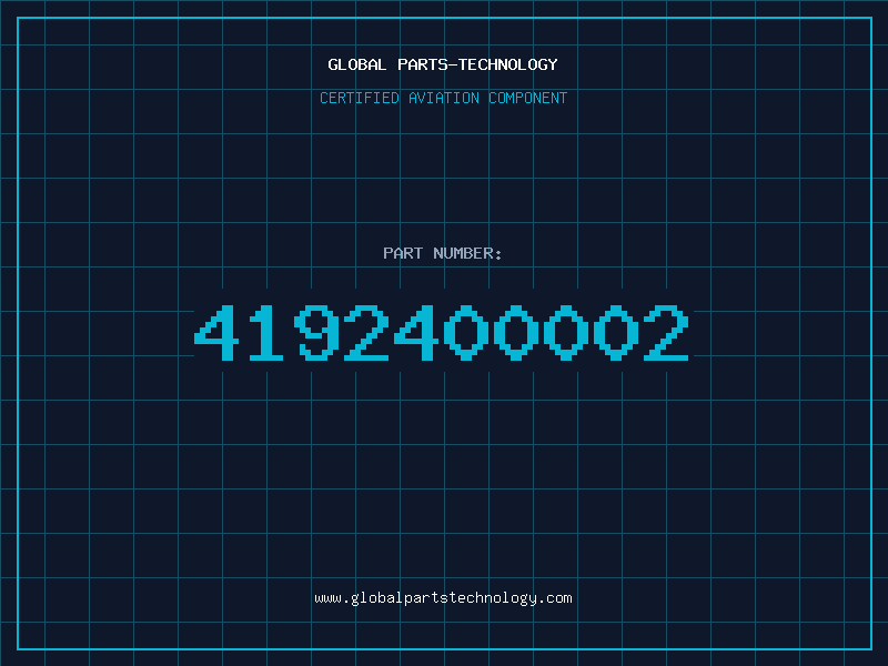 Aviation Part 4192400002