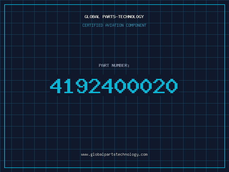 Aviation Part 4192400020