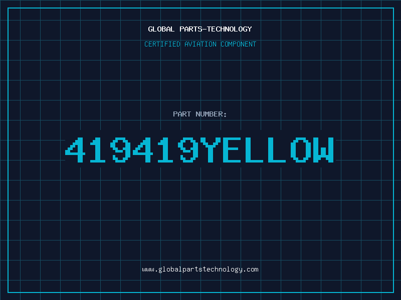 Aviation Part 419419YELLOW