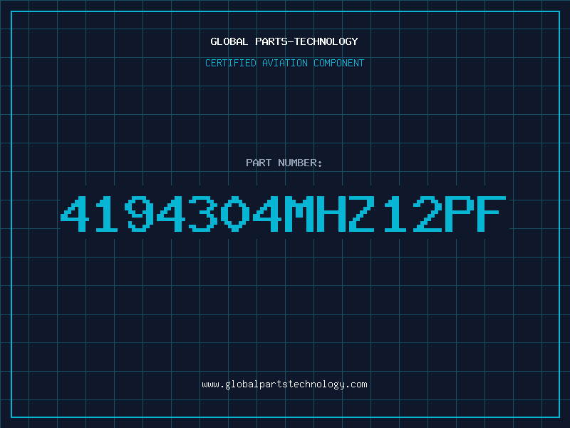 Aviation Part 4194304MHZ12pF