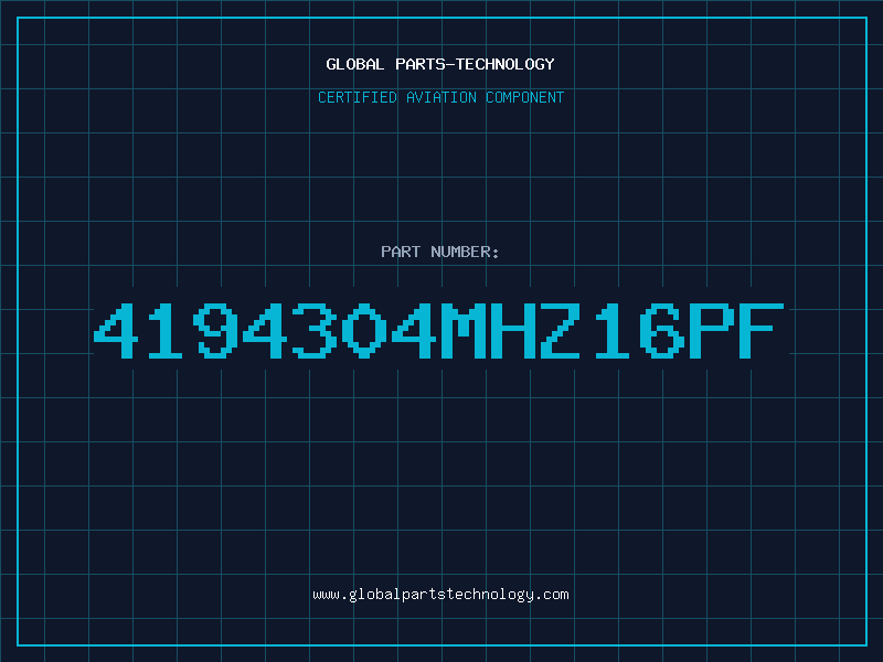 Aviation Part 4194304MHZ16PF