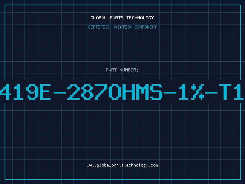 Aviation Part 419E-287ohms-1%-T1