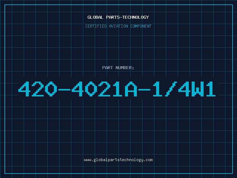 Aviation Part 420-4021A-1/4W1