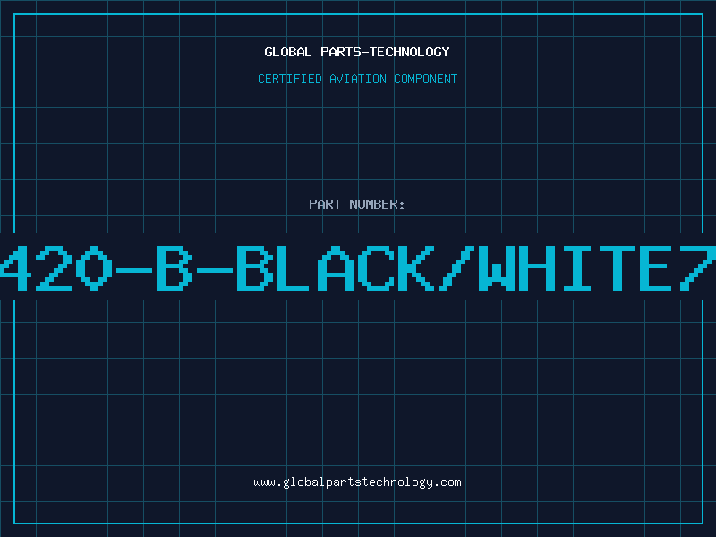 Aviation Part 420-B-BLACK/WHITE7