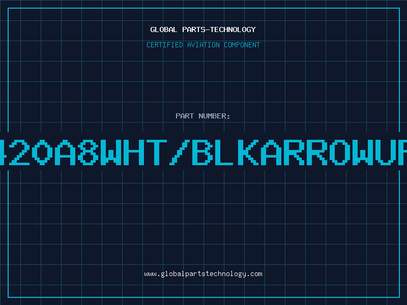 Aviation Part 420A8WHT/BLKARROWUP