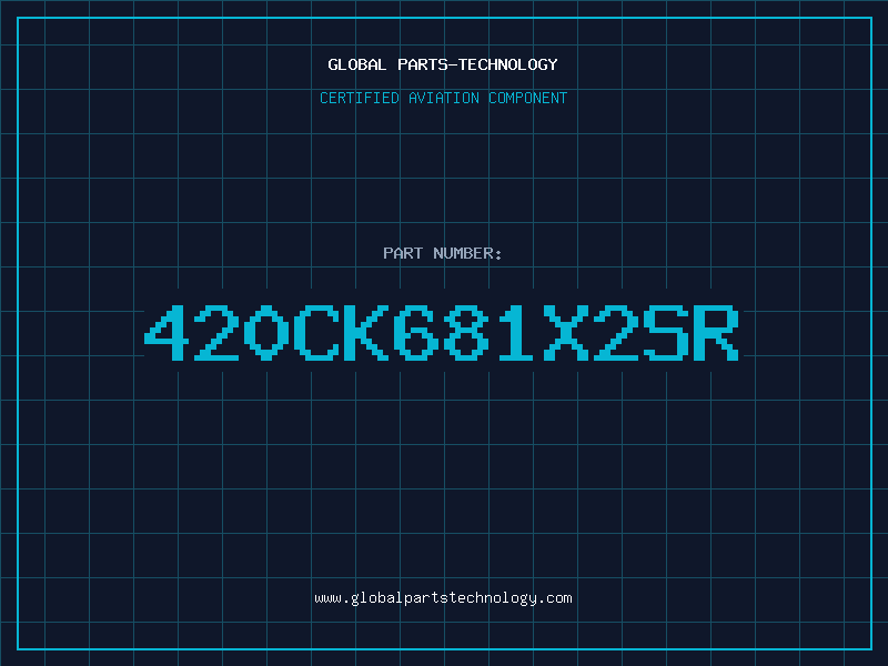 Aviation Part 420CK681X2SR