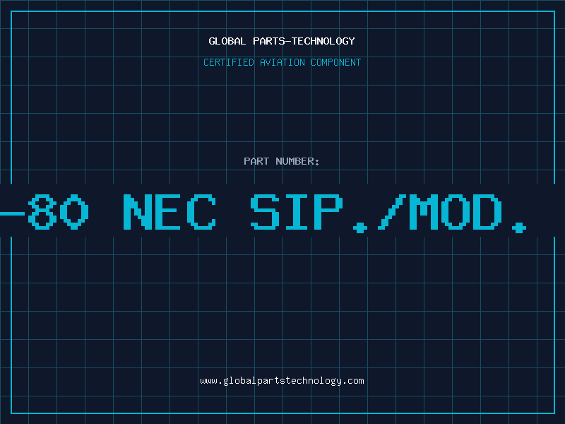 Aviation Part 421000-80 NEC SIP./MOD. 1X9-80