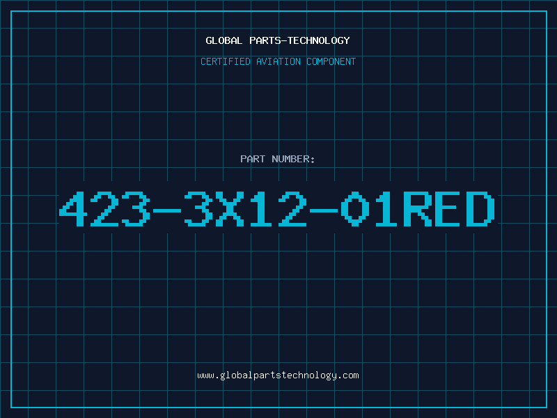 Aviation Part 423-3X12-01RED