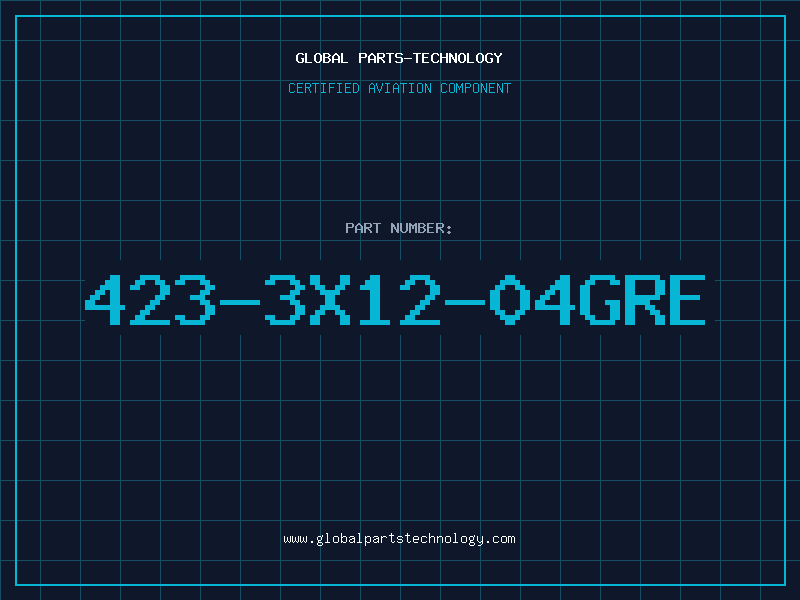 Aviation Part 423-3X12-04GRE
