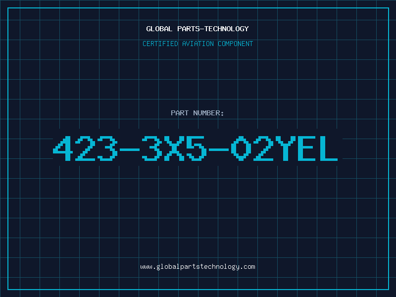 Aviation Part 423-3X5-02YEL