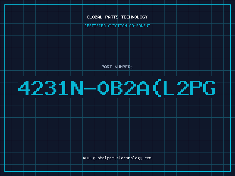 Aviation Part 4231N-0B2A(L2PG
