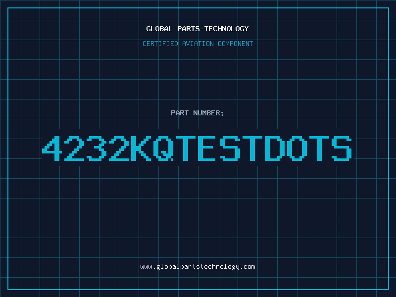 Aviation Part 4232KQTESTDOTS