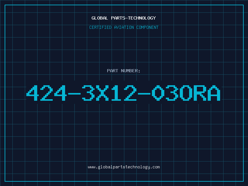 Aviation Part 424-3X12-03ORA