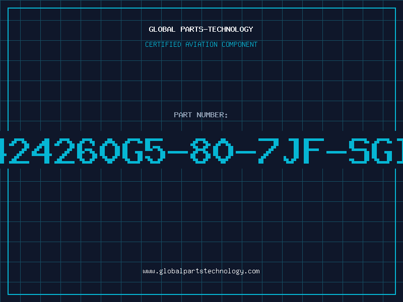 Aviation Part 424260G5-80-7JF-SGI