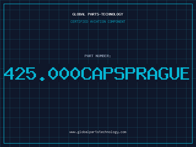 Aviation Part 425.000CAPSPRAGUE