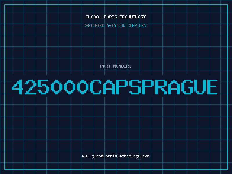 Aviation Part 425000CAPSPRAGUE