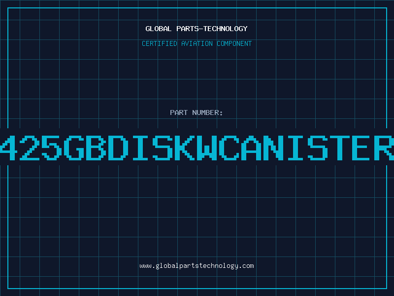Aviation Part 425GBDISKWCANISTER