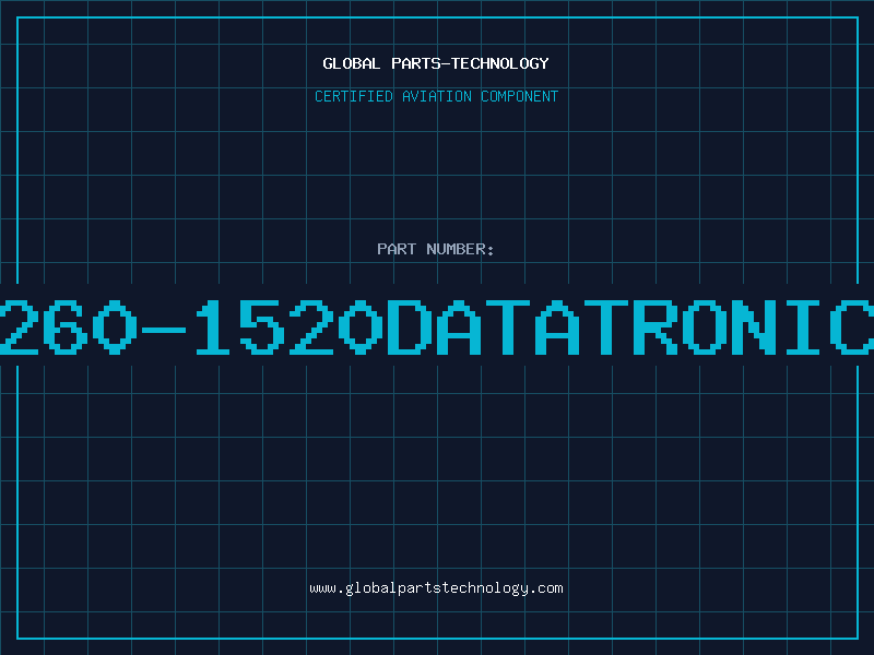 Aviation Part 4260-1520DATATRONICS