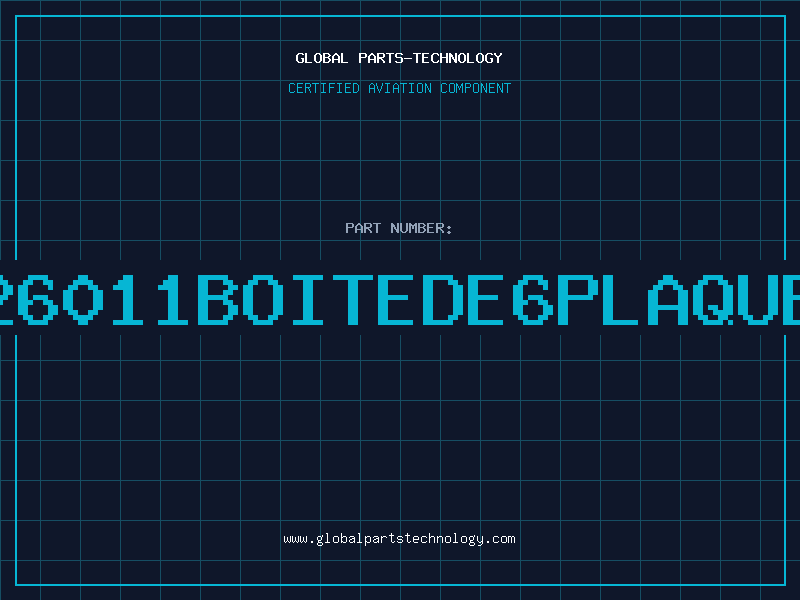 Aviation Part 42601=1BOITEDE6PLAQUES