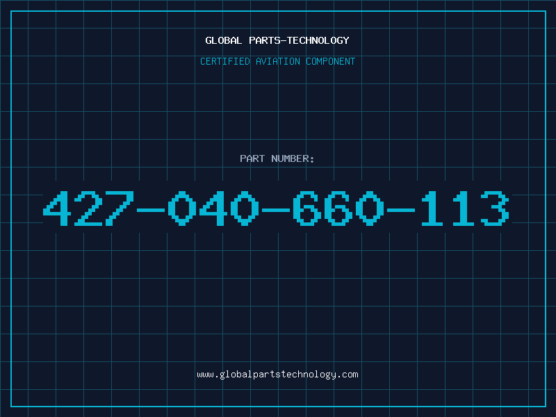 Aviation Part 427-040-660-113