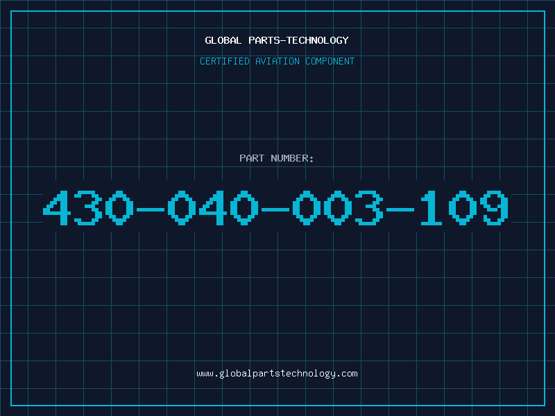 Aviation Part 430-040-003-109