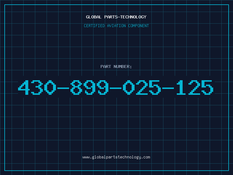 Aviation Part 430-899-025-125