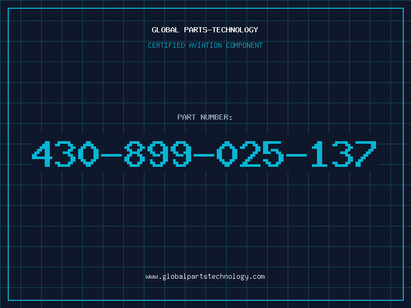 Aviation Part 430-899-025-137