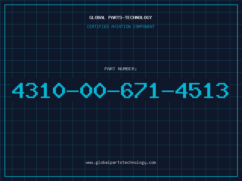 Aviation Part 4310-00-671-4513