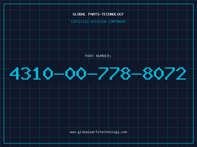Aviation Part 4310-00-778-8072