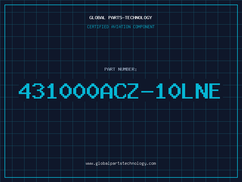 Aviation Part 431000ACZ-10LNE