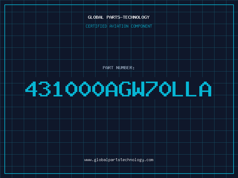Aviation Part 431000AGW70LLA