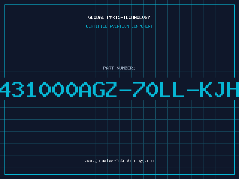 Aviation Part 431000AGZ-70LL-KJH
