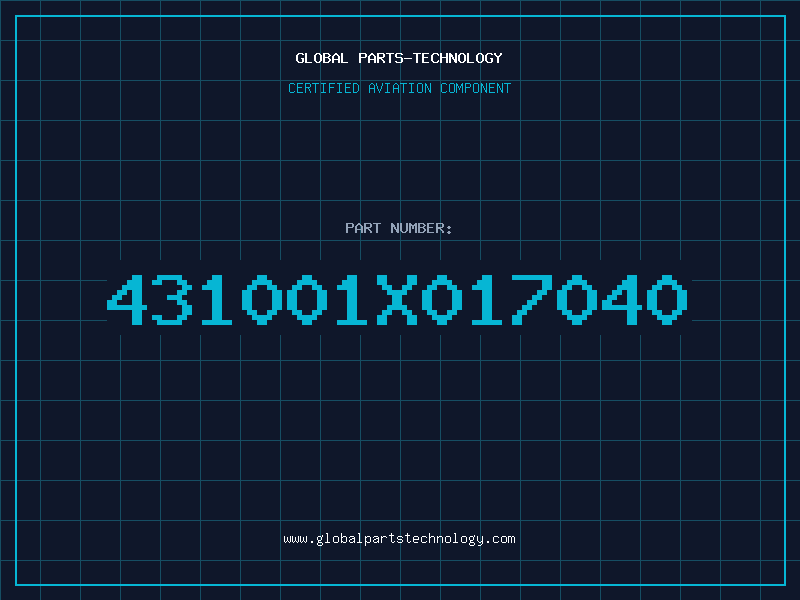 Aviation Part 431001X017040