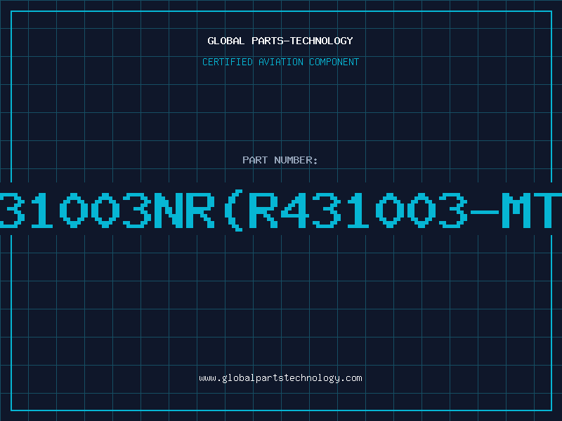 Aviation Part 431003NR(R431003-MT1