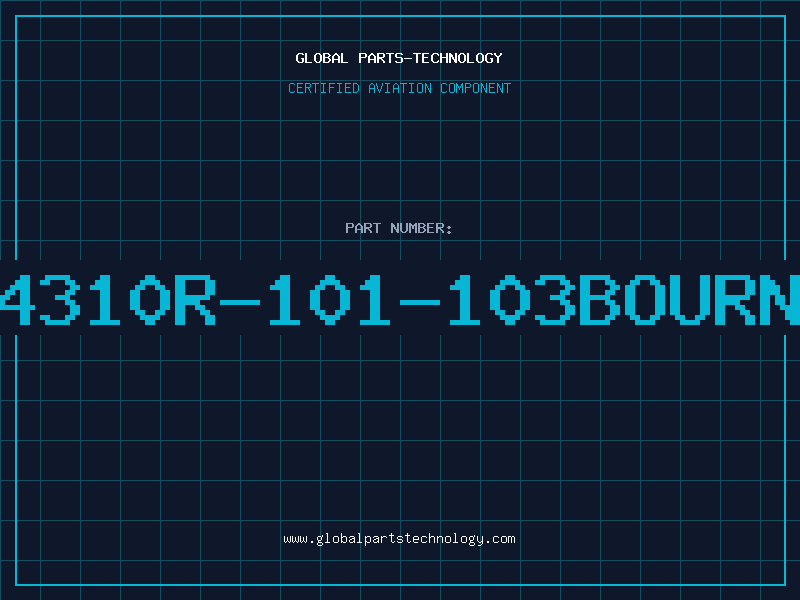 Aviation Part 4310R-101-103BOURN