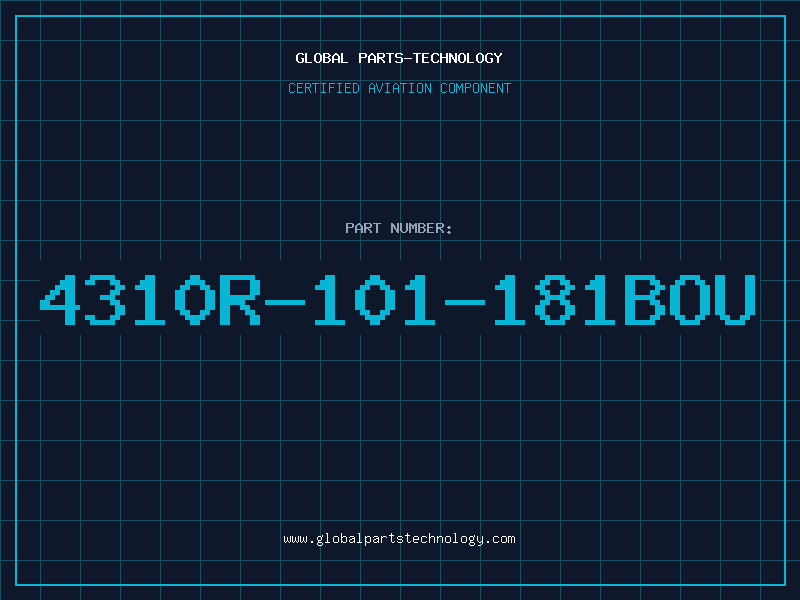 Aviation Part 4310R-101-181BOU