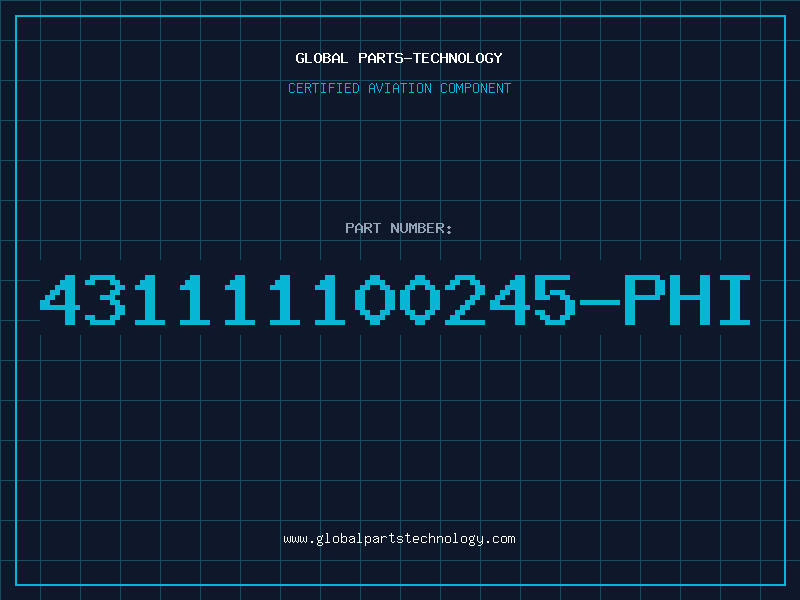 Aviation Part 431111100245-PHI