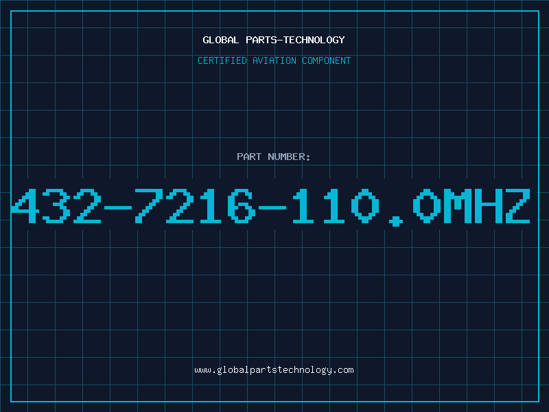 Aviation Part 432-7216-110.0MHZ