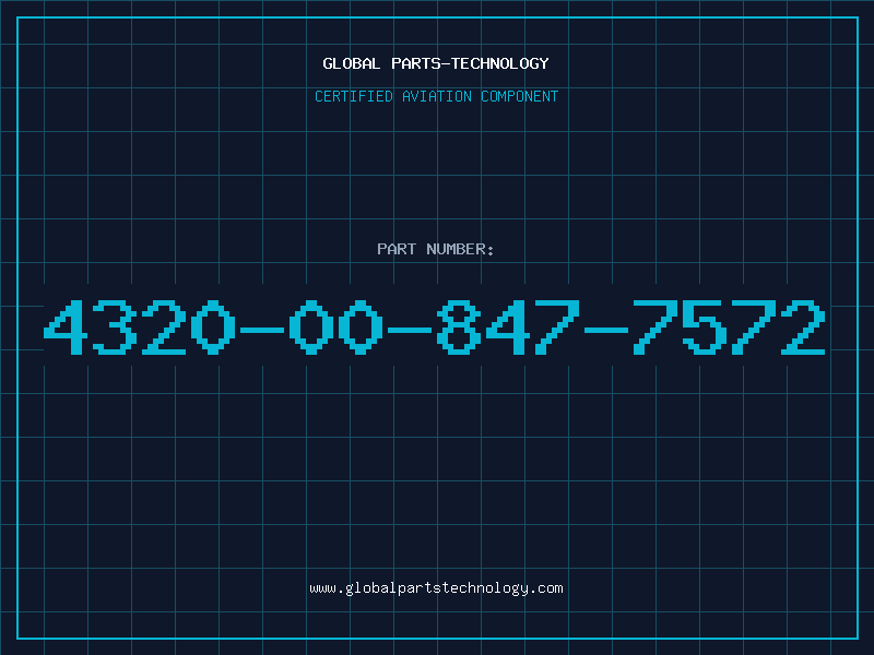 Aviation Part 4320-00-847-7572